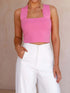'Riley' Crop Tank Top - Celes Fashion